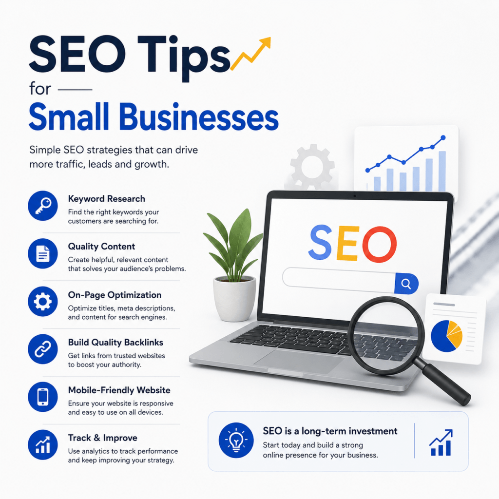 SEO tips for small businesses.