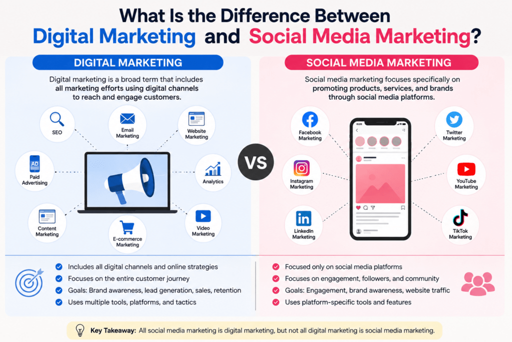 Digital Marketing, Social media Marketing