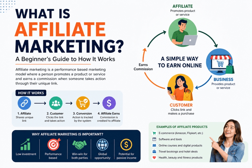 What is affiliate marketing.