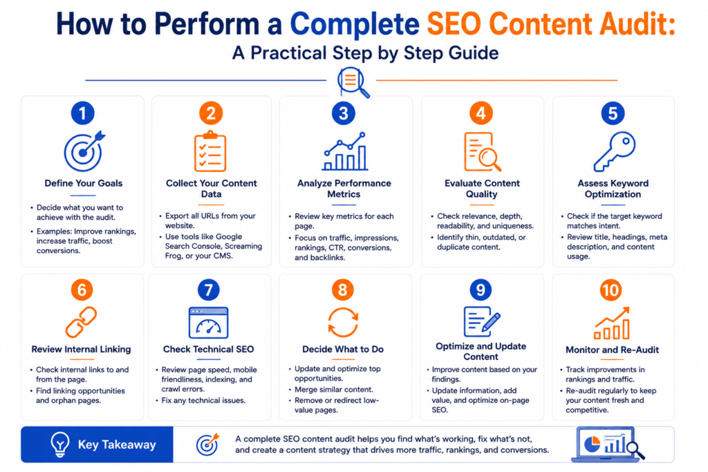 How to Perform a Complete SEO Content Audit: A Practical Step by Step Guide