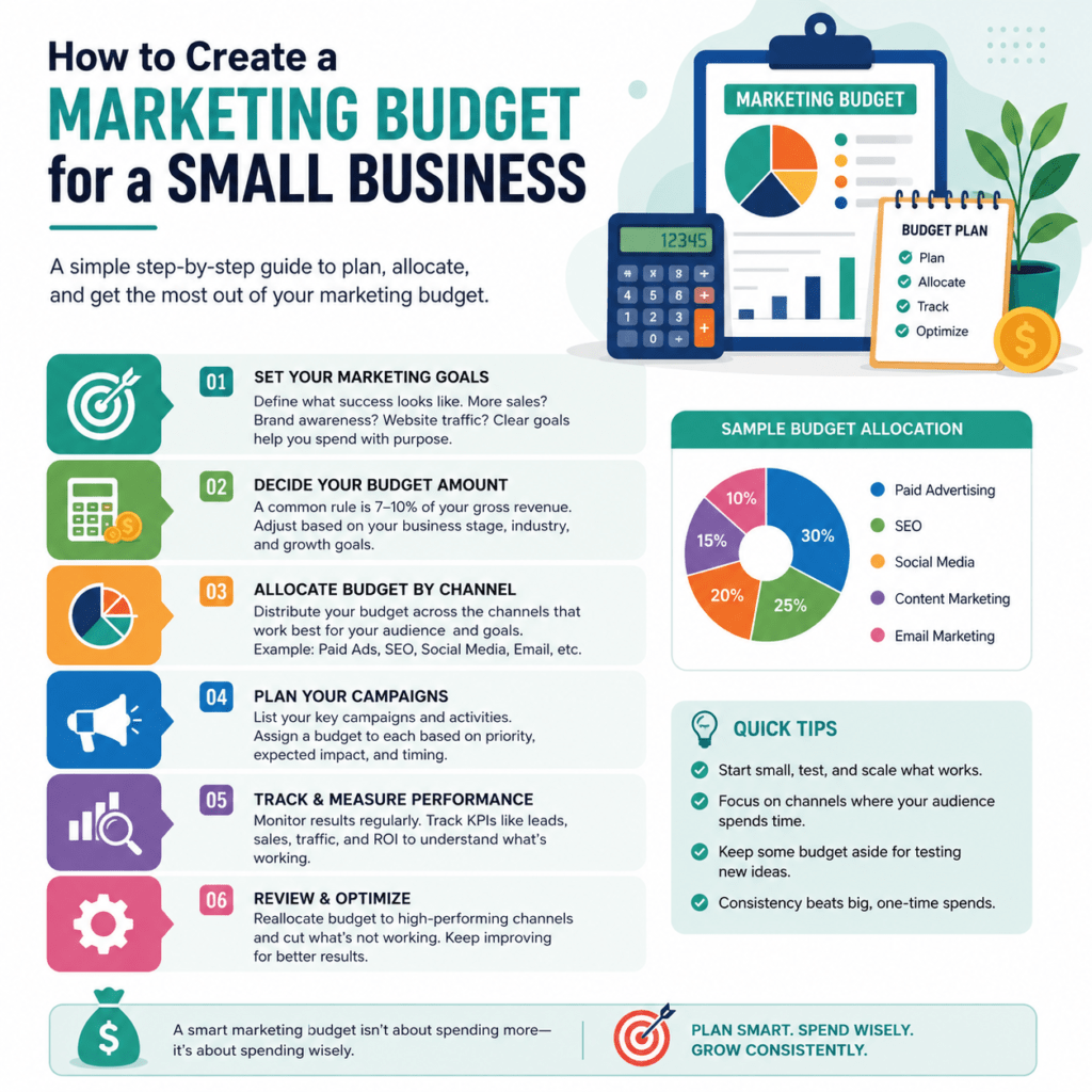 How to Create a Marketing Budget for a Small Business